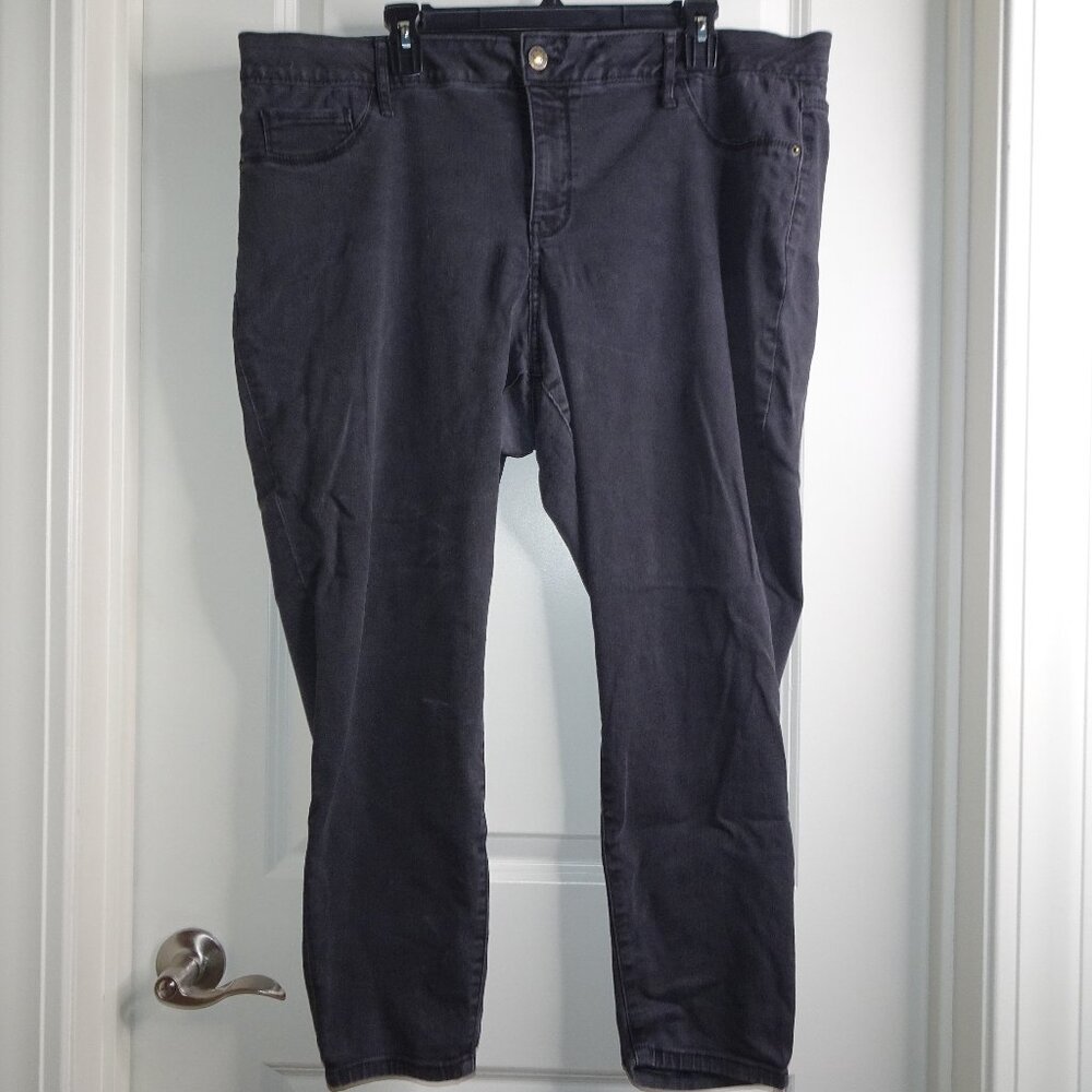 Ava & Viv Black Skinny Jeans Plus Size 20
